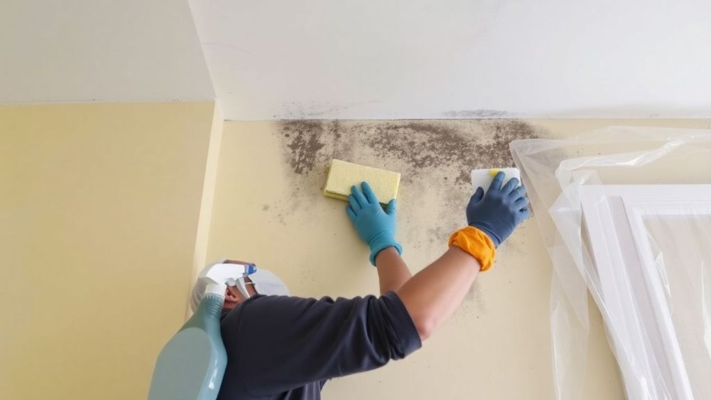 Mold Growth on Painted Walls and Ceilings