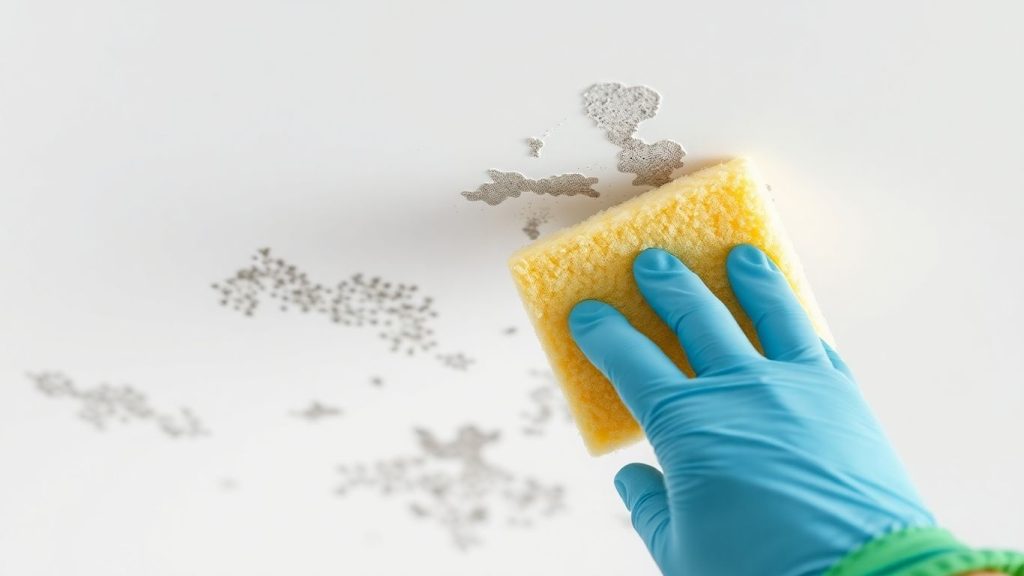 Mold Removal on Painted Walls and Ceilings