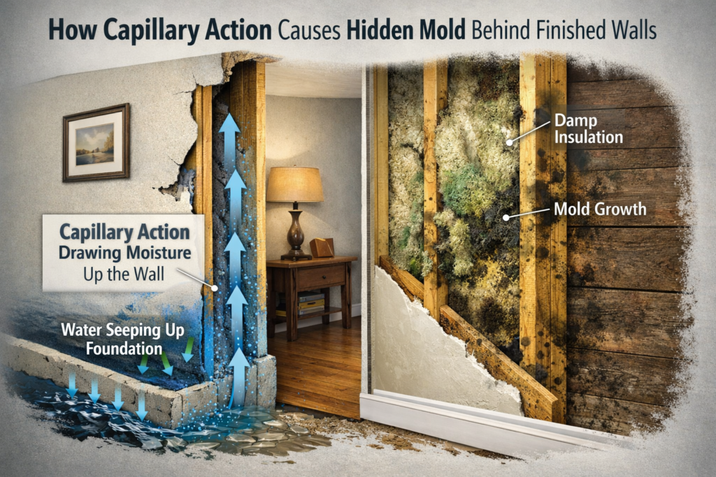 Capillary Action and Mold