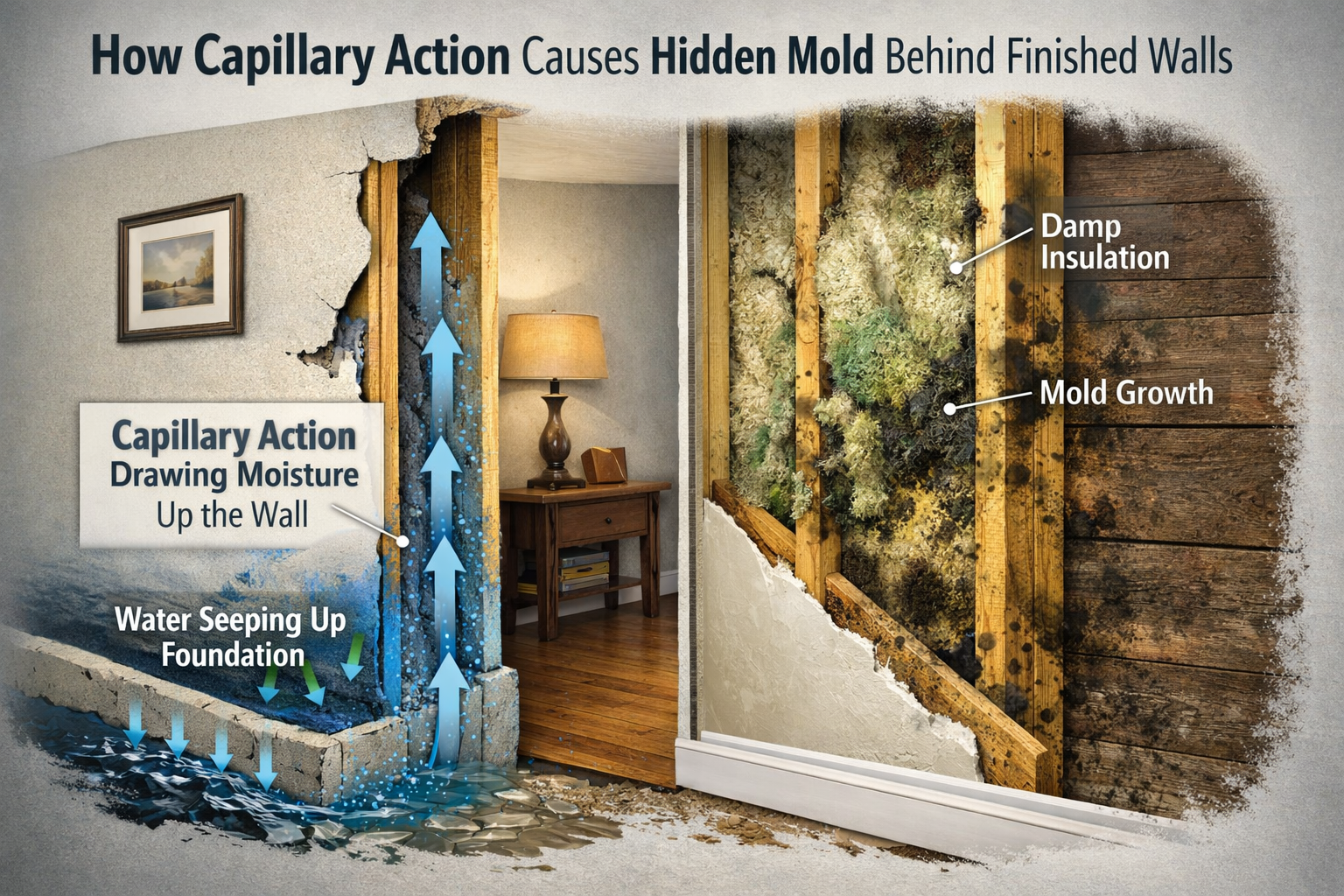Capillary Action and Mold