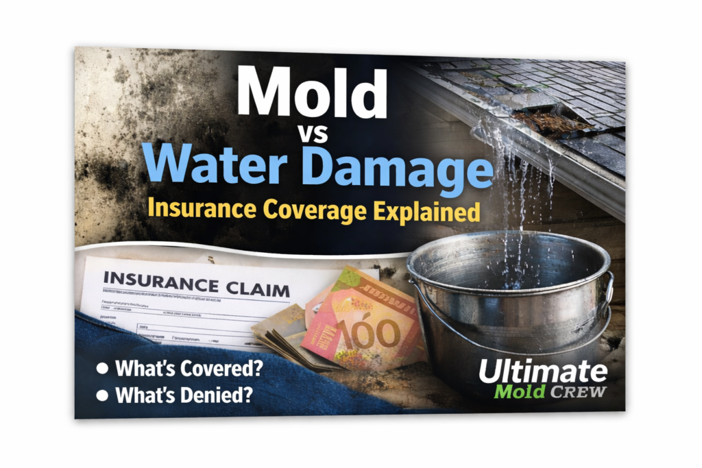 Mold vs water damage insurance guide