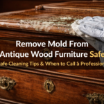 Cleaning mold from antique wood furniture