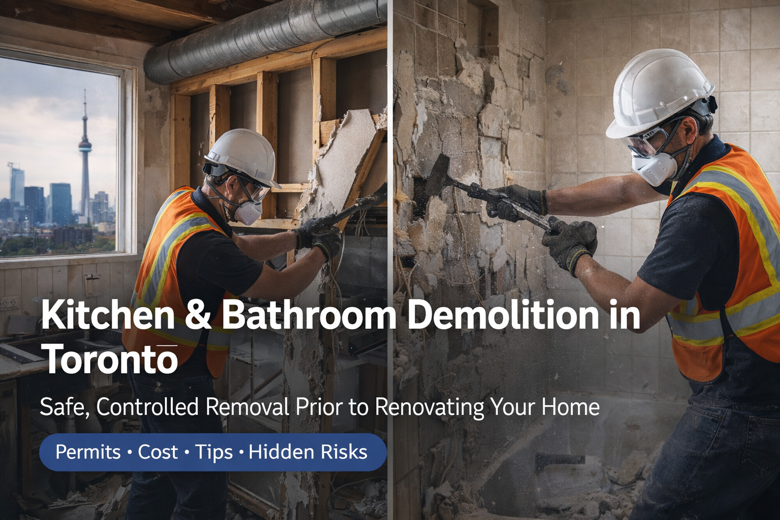 Kitchen & Bathroom Demolition Toronto - Time, Cost & Permit