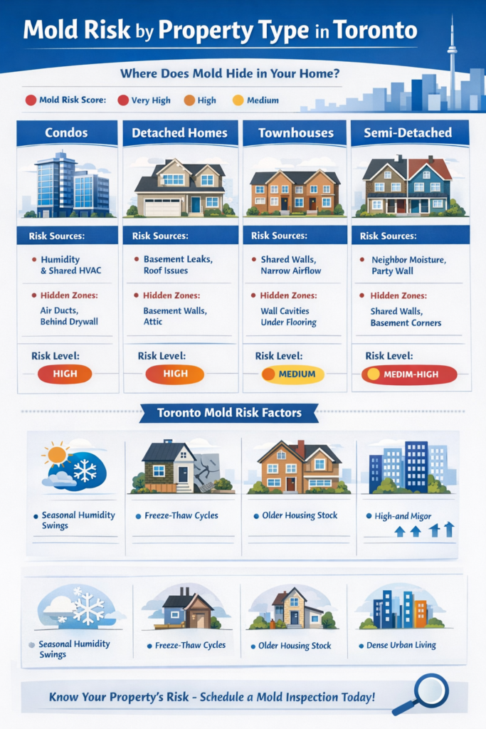 Mold Risk by Property Type in Toronto (Homeowner Guide)